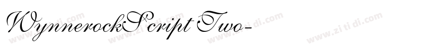 WynnerockScript Two字体转换